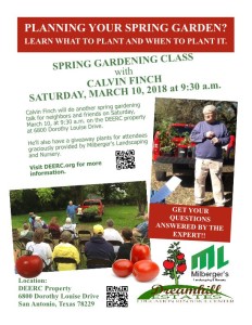 Spring Gardening Class Flyer